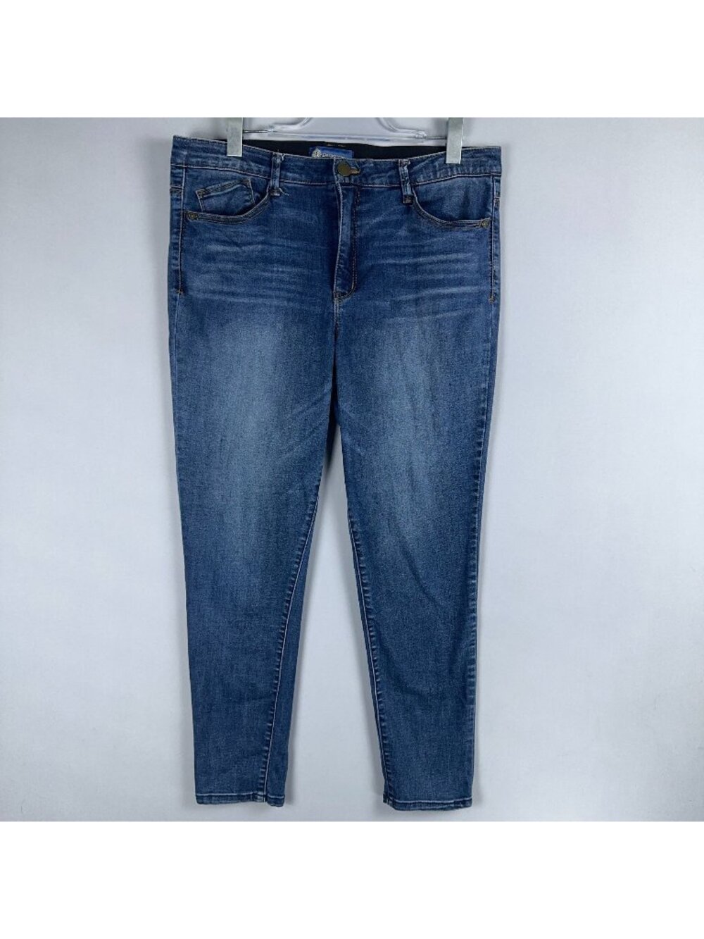 Democracy Ab Solution Jeans Size 16 Skinny High-Rise Blue Medium Wash